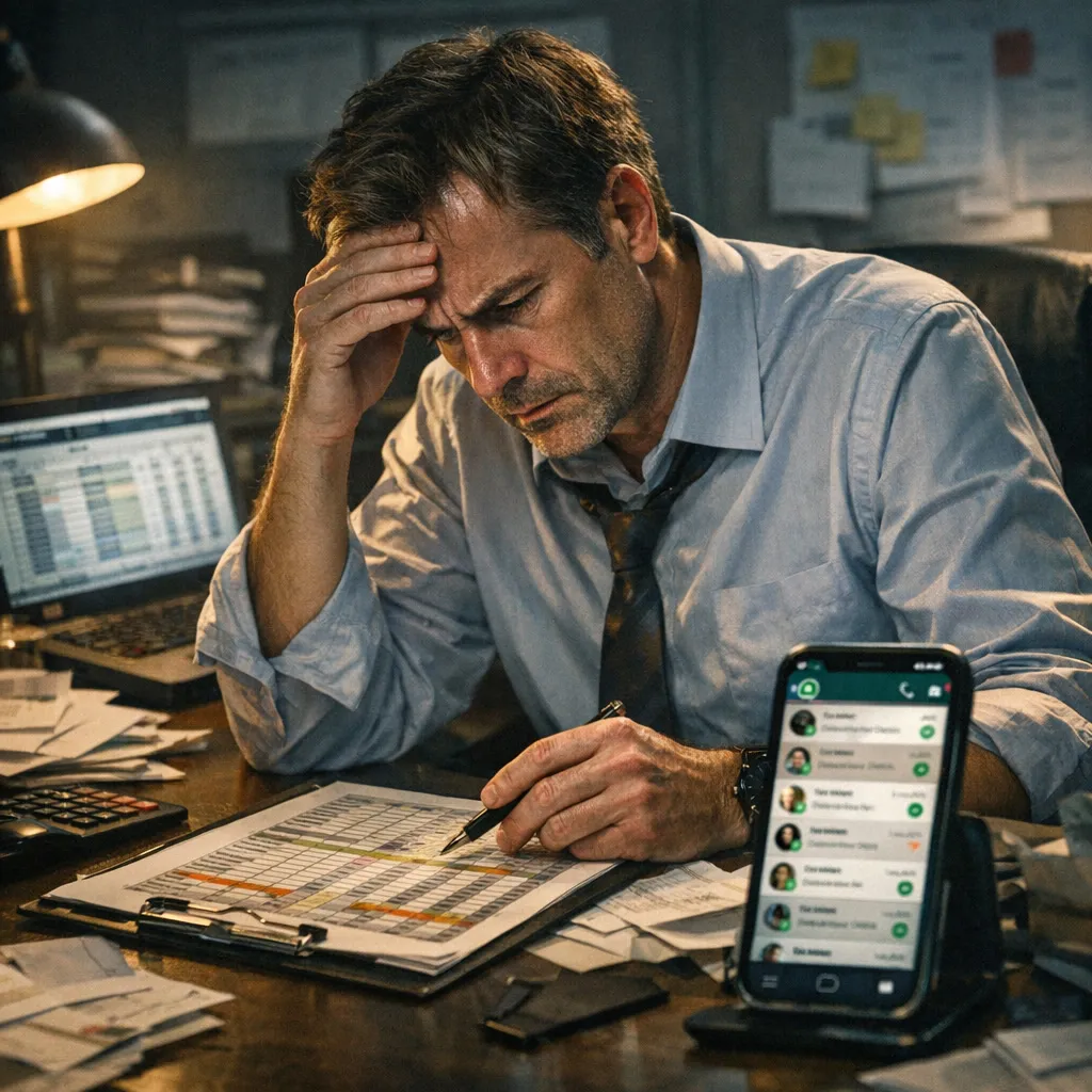 Sales lives in WhatsApp and spreadsheets