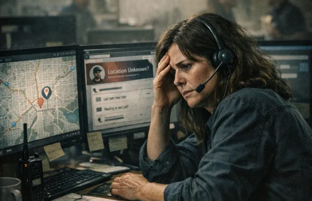 Where is the technician, exactly?