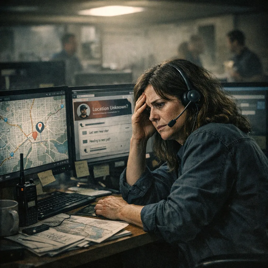 Where is the technician, exactly?