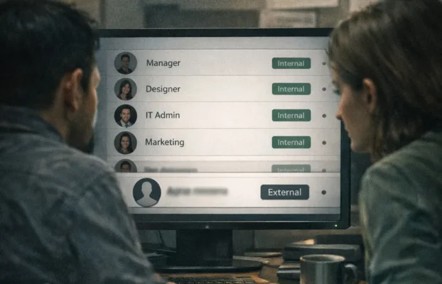 Who invited `guest123@gmail.com`?