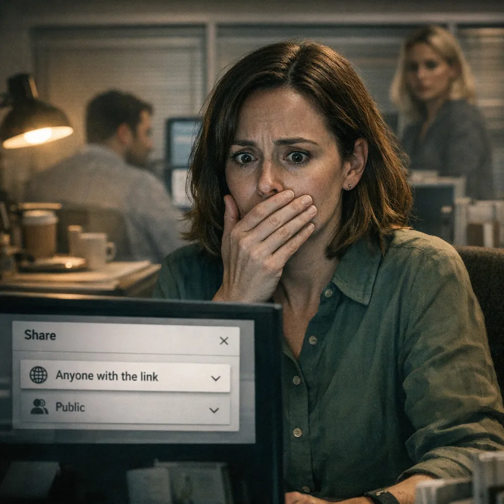 Why does this link say `Anyone with the link`?